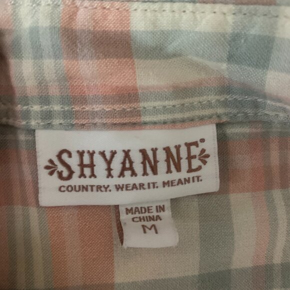 (1217) Shyanne Country Western Embroidered Snap Shirt • Size M • Boho Rodeo Chic - Picture 5 of 7
